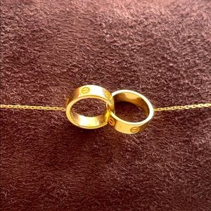 18 carats solid gold bracelet with 18 carats stamp